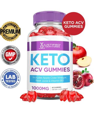 Keto ACV Gummies 1000mg - 3 Pack | Advanced Support with Pomegranate & Beet Juice | Vegan Non-GMO 180 Gummies - Buy Online on GoSupps.com