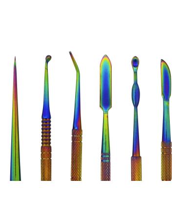 Stainless Steel Wax Carvers Tools Carving Tool 6 Piece Spatula Double Ended Phenomenal Multi Colored Set All Pieces Double Ended Jewelry 6pc Wax Kit Natural Mystic USA Brand