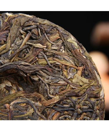 HQZM Jingmai Old Tree Puerh Tea Raw Tea 100g*2 Yunnan Small Tea Cake With Orchid Fragrance From Famous Mountain - Buy Online on GoSupps.com