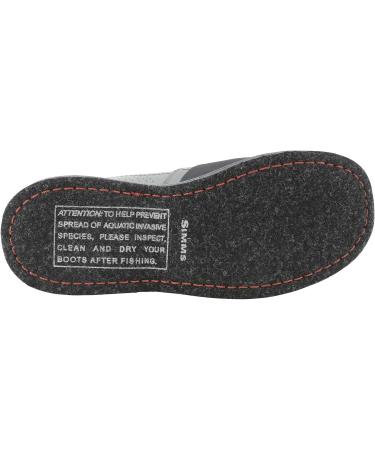 Simms Freestone Felt Sole Wading Boots  Felt Bottom Fishing Boots 11 Gunmetal - Buy Online on GoSupps.com