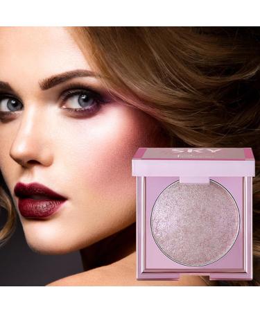 Highlighter Powder | 8g Water Resistant Eyelids Highlighting Powder - Beginner Friendly Brightening Cheekbones Body Cosmetics for Weddings Concerts Tmay #02 - Buy Online on GoSupps.com