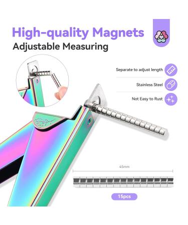 SAVILAND Acrylic Nail Cutters - Chameleon Nail Clipper & Sizer Magnets | 15PCS Sharp Nail Tech Supplies for Home & Salon - Buy Online on GoSupps.com