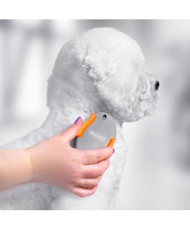 WAHL Palm Pal Brush Pet Grooming Brush Rubber Grip Animal Grooming Tools Face and Body Dog Brush Brushes for Cats and Dogs Removes Loose Hair Dirt and Tangles Palm-held Brushes - Buy Online on GoSupps.com