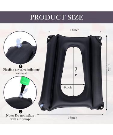 Inflatable Bed Sore Cushions for Elderly & Disabled - Prevent Bed Sores, Comfortable Pain Relief (Black) - Buy Online on GoSupps.com
