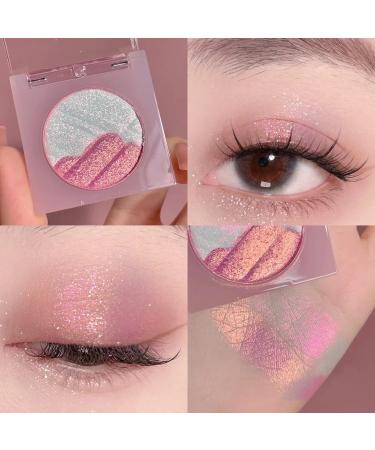 ALICE Glitter Eyeshadow - Korean Makeup - Chameleon Metallic - 24H Long Lasting - Vegan Loose Glitter Powder (Aurora Bicolor Pink S20) - Buy Online on GoSupps.com