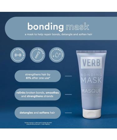 VERB Bonding Mask 6.3 Fl Oz - Intensive Hair Repair & Strengthening | Buy Online Ship Worldwide - Buy Online on GoSupps.com