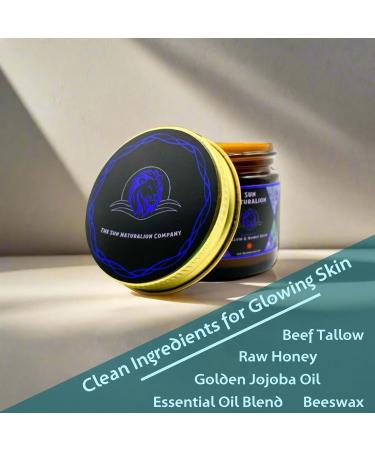Shop Tallow & Honey Lavender Balm - 100% Grass-Fed Beef Tallow & Organic Ingredients for Sun-Damaged & Dry Skin - International Shipping Available - Buy Online on GoSupps.com