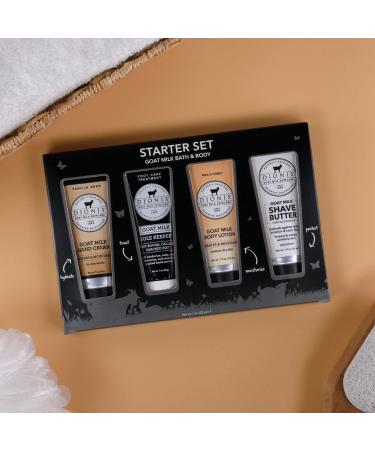 Dionis Goat Milk Skincare Gift Set - Made in USA - Cruelty-Free & Paraben-Free - Bath & Body Starter Kit - Buy Online on GoSupps.com