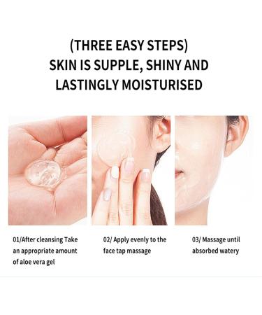 AmourGlint Pure organic aloe vera gel 300 ml for face and body moisturizer for face and body soothing aftersun care repair lotion for dry and sensitive skin 6 300 g 1er Pack - Buy Online on GoSupps.com