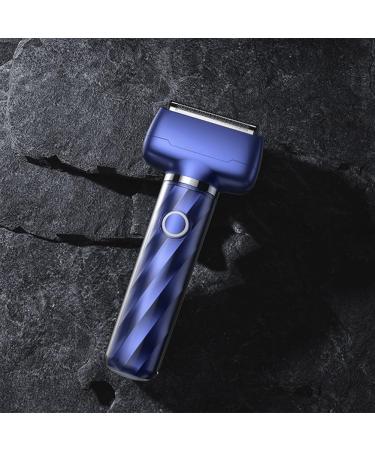 Buy Misamo Mini Reciprocating 3 Head Shaver - Portable Fully Washable Men's Electric Shaver in Royal Blue - Durable & Ideal for Travel - International Shipping Available - Buy Online on GoSupps.com