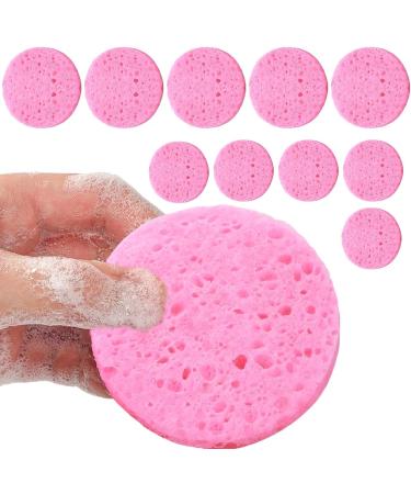 Facial Cleansing Sponge Compressed Face Sponge Wood Pulp Cotton Sponge - Cosmetic Spa Sponges Cellulose Face Sponges for Washing and Removing Makeup - Buy Online on GoSupps.com