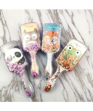 Cartoon Detangler Hairbrush - Antistatic Massage Comb for Curly & Straight Hair | Stimulate Hair Growth | Ideal for Men & Women - Buy Online on GoSupps.com
