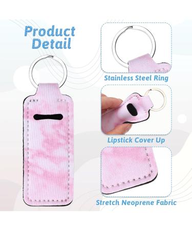 Buy Prasacco 6 Pieces Marble Chapstick Holder Keychain | Stylish Lip Balm & Lipstick Sleeves for Women | Travel Accessories & Safeguard Pouch - Buy Online on GoSupps.com