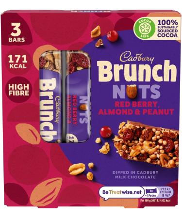 Cadbury Nuttier Cranberry Almond & Peanut Chocolate Bar 105g - Buy Online on GoSupps.com