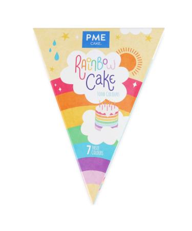 PME Rainbow Cake Food Colours Kit (7 Colours)