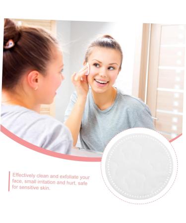 Angoily 1 Round Cotton Pad Cotton Round Makeup Cotton Pads Facial Cleansing Pads Beauty Rounds Facial Cleansing Rounds Makeup Remover Round Makeup Remover Pads Pure Cotton Cosmetic White - Buy Online on GoSupps.com