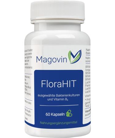 Florahit bacterial cultures 35 billion KBE - bifidobacterium & lactic acid bacteria - lactobacillus - survival stomach passage - intestinal bacteria also suitable for fructose -lactose -histamine intolerance