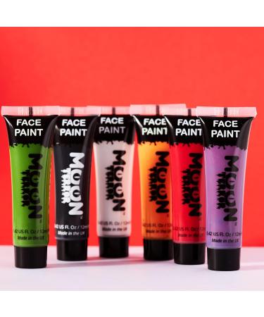 Halloween Face Paint Body Paint by Moon Terror - Midnight Black 12ml | SFX Makeup for Special Effects - Buy Online on GoSupps.com