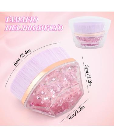 2 PCs Brochas de Maquillaje - Brocha Plana para Base L quida y Herramienta Cosm tica con Caja de Almacenaje - Env o Internacional - Buy Online on GoSupps.com