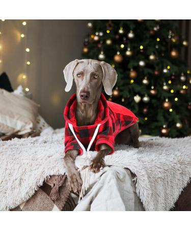 Buy Sbayool Fashionable Hooded Sweatshirts for Dogs | Stylish Red & Blue Hoodies for Large & Medium French Bulldogs - 2 Piece Set with Zip Pocket - Buy Online on GoSupps.com