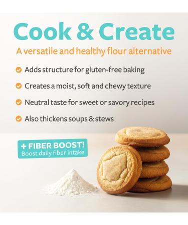 Psyllium Husk Powder Organic Certified - Finely Ground Whole Psyllium Husk Organic Fiber Powder for Baking Smoothies & More - Vegan Gluten Free Non-GMO & Filler Free Soluble Fiber (66 Servings) - Buy Online on GoSupps.com