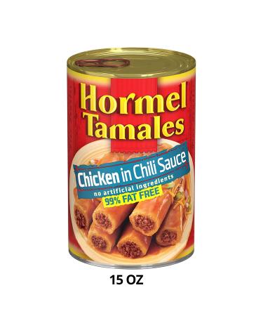 HORMEL Chicken Tamales - Authentic Canned Tamales - 15 Oz - Buy Online on GoSupps.com