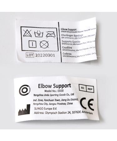 Cambivo Elbow Bandage X2 | Arthritis & Tendonitis Relief | Elastic Compression Cuff for Sports & Fitness - Buy Online on GoSupps.com