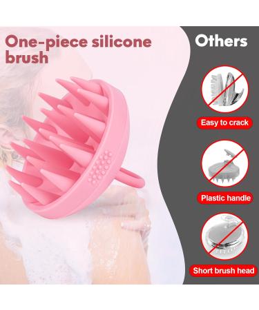 Alyvisun Scalp Massage Brush | Silicone Shampoo Brush for Head Massage & Scalp Peeling | Wet & Dry Hair Use - Buy Online on GoSupps.com