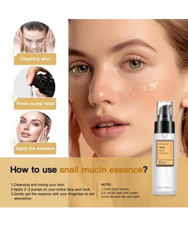 Professional Snail Mucin Serum Intensive Hydration and Repair for Healthy Skin 1PCS - Buy Online on GoSupps.com