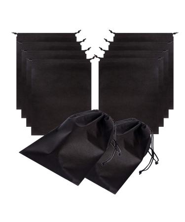 Set of 10 Jumbo Shoe Bags for Travel Non-Woven with Rope for Men and Women Large Shoes Pouch Storage Packing Organizers - Buy Online on GoSupps.com