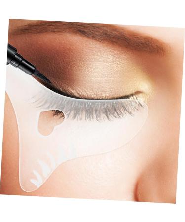 Didiseaon Eyeliner Stamp Eyeliner Pencil Stamps Silicone Molds Eyelash Stencils Reusable Eye Shadow The Face 12.00X6.00X0.50CM As Shown - Buy Online on GoSupps.com