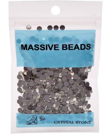 3000 Pcs Hot Fix Glass Flatback Rhinestones - Crystal Clear SS10 (3mm) - Buy Online on GoSupps.com