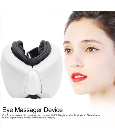 Eye Massage Device - Air Pressure Relief Hot Compress & Music for Stress Relief | Foldable Eye Massager for Pain & Dry Eyes - Buy Online on GoSupps.com