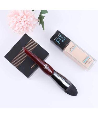 ENERGY Concealer Makeup Brush | Tapered Kabuki Foundation Brush for Flawless Under Eye Concealing & Blending | Soft Dense Synthetic Cosmetic Applicator - Buy Online on GoSupps.com