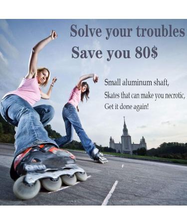 Newsfana Aluminum Skates Spacers 8-Pack for 6mm Axles - Silver (8-Pack) - Buy Online on GoSupps.com