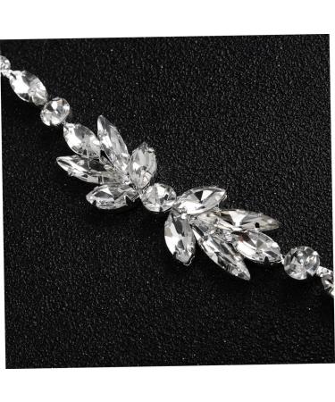 FRCOLOR Set of 3 Rhinestone Hair Pins Hair Clip Comb Hair Comb Made of Crystal Hair Accessories Made of Rhinestone Tiara Soft Chain Wedding Bridal - Buy Online on GoSupps.com