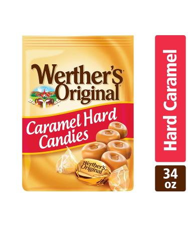 Werther's Original Hard Caramel Candy 34 Oz - Family Size Bag - Buy Online on GoSupps.com