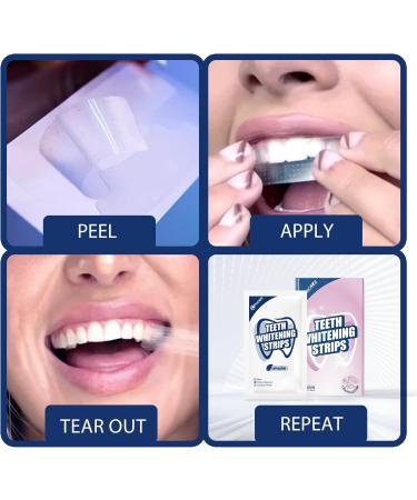 Whitening Strips for Sensitive Teeth - 28 Professional Cherry Blossom Treatments | Safe & Effective Teeth Whitening Kit - Buy Online on GoSupps.com