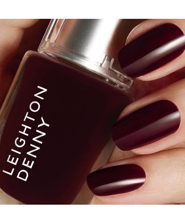 LEIGHTON DENNY Vamp Nail Polish High Performance Nail Colour Red Nail Varnish 12 ml - Buy Online on GoSupps.com