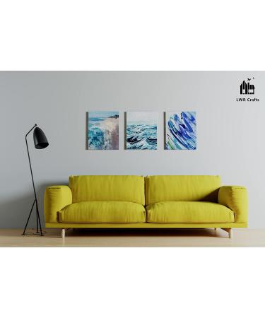 LWR CRAFTS Stretched Canvas 18x18 - Pack of 2 | 2 Pack 18x18x2 Square Canvases - Buy Online on GoSupps.com