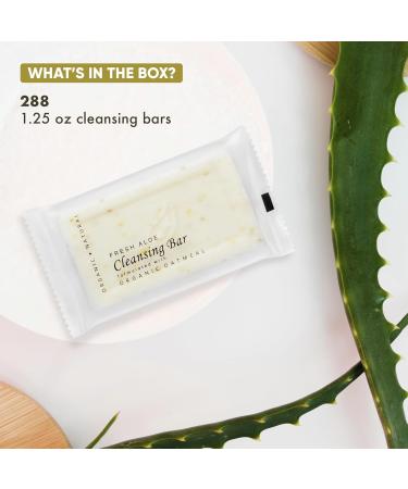 Buy Diversified Hospitality White Aloe Vera Bar Soap - Travel Size Hotel Amenities 1.25 oz (Case of 288) - Ideal for International Shipping - Buy Online on GoSupps.com