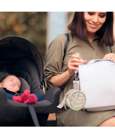 Geruwam Pacifier Bags - Stylish & Convenient Pacifier-Trailer Pods for Diaper Bags | Keep 2 Pacifiers or Nipple Shields Organized - Buy Online on GoSupps.com