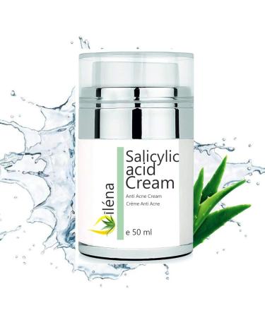 O l na Moisturizing face cream with salicylic acid. Treatment for dark spots blackheads and acne scars. 50 ml