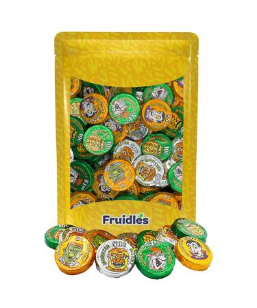 Halloween Chocolate Monster Money Coins - Individually Wrapped Milk Chocolate for Trick-Or-Treat Party Bag Fillers - Kosher Certified Dairy - Half-Pound (8 oz) - Buy Online on GoSupps.com