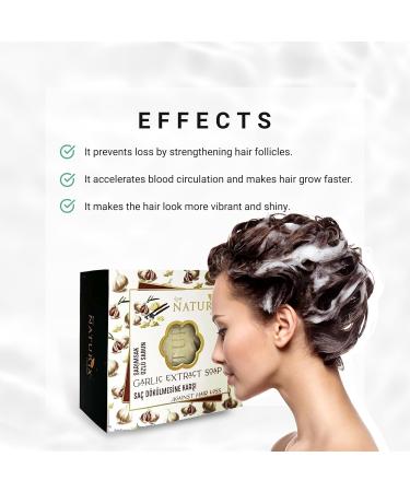 Black Garlic Organic Bar Soap - Moisturizing Natural Oil Cleanser for Hair Hands Face & Body | Skin Care Bath Wash - Buy Online on GoSupps.com