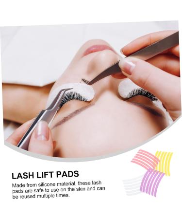 Beavorty 12 Pairs Eyelash Tape Tool Lash Lift Rods Eyelash Perming Pads Silicone Lash Lifting Rods Silicone Lash Lifting Pads Silicone Eyelash Perming Rod Supplies Stripe - Buy Online on GoSupps.com