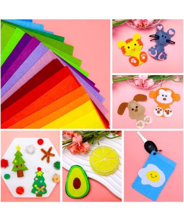 108pcs White Felt Sheets 4x4 - Pre-Cut Craft Felt Fabric for Sewing and Patchwork - Buy Online on GoSupps.com