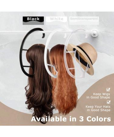 Dreamlover Hanging Wig Stand - 4 Pack Black Wig Heads for Wigs - Buy Online on GoSupps.com