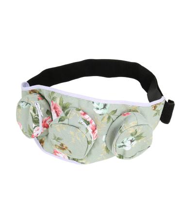 Portable moxibusion box moxibustion bag smoke-free treatment device portable therapy material cover for waist belly shoulder green