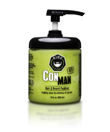 GIBS Grooming Con Man Hair & Beard Pudding  19 Fl Oz 19 Fl Oz (Pack of 1) - Buy Online on GoSupps.com